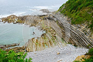 Coastal view of st. jean de luz