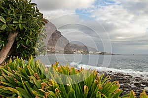 Coastal view in Valle Gran Rey, La Gomera, Canary Island