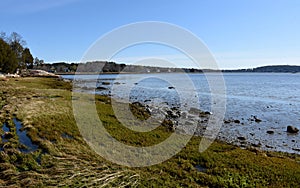 Coastal Views of Duxbury Bay in Massachusetts