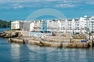 Coastal views out to Plymouth sound