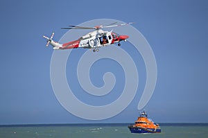 Coastguard rescue service operation UK