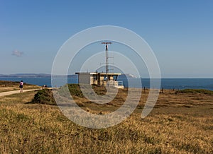 Coastguard station at Hengistbury Head in Dorset