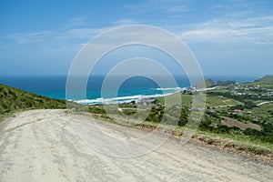 Coastine and Dirt Road, at Coffee Bay and Hole in the Wall, East