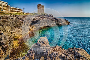 Coasting tower in Salento on the Ionian Sea