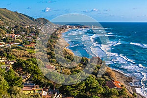 The coastline of Acciaroli