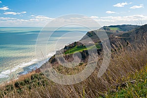 Coastline along the mount San Bartolo, near Pesaro