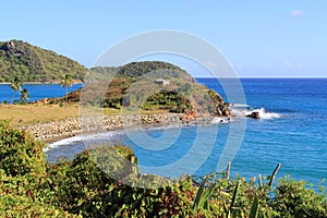 Coastline in Antigua Barbuda photo