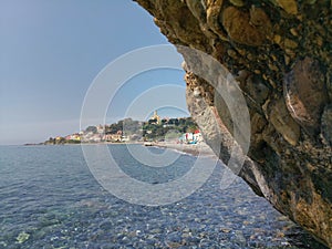 Coastline of Arma di Taggia photo