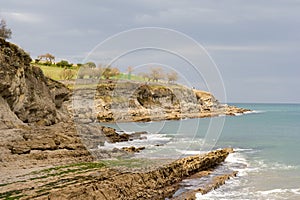 Coastline around Santander