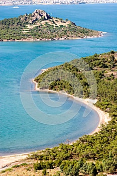 Coastline on Ayvalik Turkey