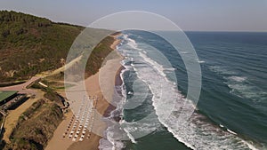 Coastline beach ocean waves