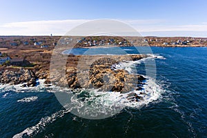 Coastline of Cape Ann, Massachusetts