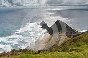 Coastline of Cape Reinga at the northern-most part of New Zealand