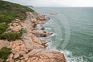 Coastline at the Cheung Chau Island