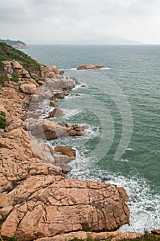 Coastline at the Cheung Chau Island