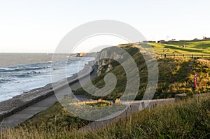 The Coastline and Cliffs at Seaham Harbour, County Durham