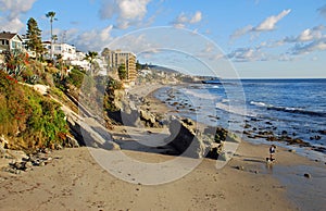 Coastline at Cress Street south of downtown Laguna Beach, California