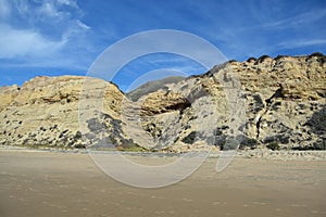 Coastline at Crystal Cove State Park, Southern California.