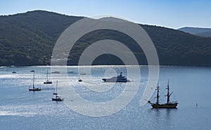 Coastline of Elba Island, Tuscany, Italy