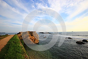 Coastline of fort Galle, Sri Lanka