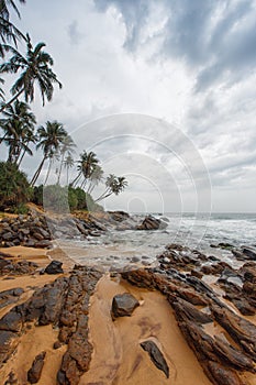 Coastline in Galle, Sri Lanka