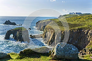 coastline at lands end Cornwall