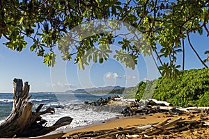 Coastline Landscape in Kauai, Hawaii, USA