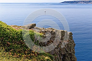 Coastline landscape near Castle St Michael Mount - Cornwall, England