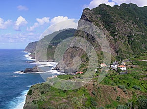 The coastline of Madeira