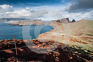 Coastline of Madeira island