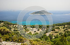 Coastline on mediterranean sea, Turkey.
