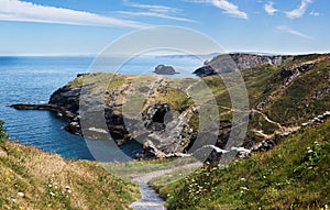 National Trust - Glebe Cliff, Tintagel, Cornwall, England