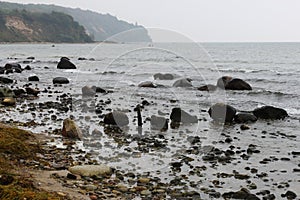 Coastline near the German town of Gohren