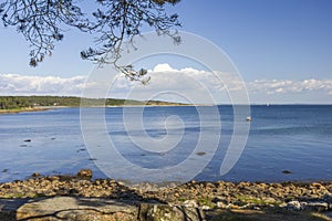 Coastline near Halmstad in Sweden