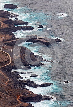 Coastline near Las Puntas, El Hierro Canary Islands photo