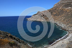 Coastline near Limeni village, Peloponnese, Greece