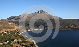 Coastline near Limeni village, Peloponnese, Greece