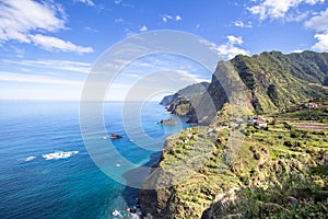 Coastline near Santana, Madeira, Portugal