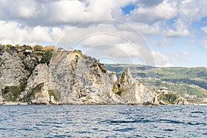 Coastline next to Tropea, Province of Vibo Valentia, Calabria, Italy