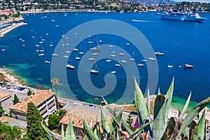 Coastline of Nice city in Southern France