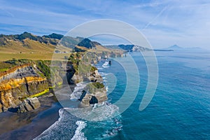 Coastline of North Island of New Zeland