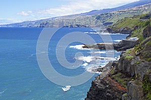 Coastline of north Tenerife, Canary islands photo