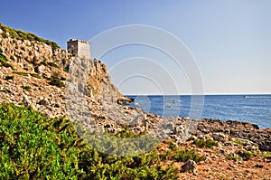 Coastline of Porto Selvaggio photo