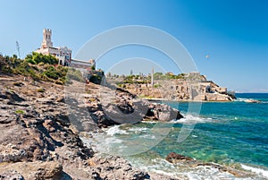 Coastline of Portopalo, in southern Sicily photo