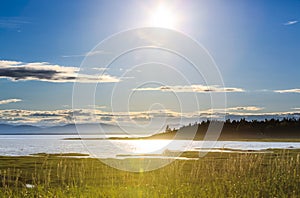 Coastline at RiviÃ¨re-Du-Loup, Saint-Lawrence River, QuÃ©bec, Canada