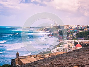 Coastline of San Juan Puerto Rico