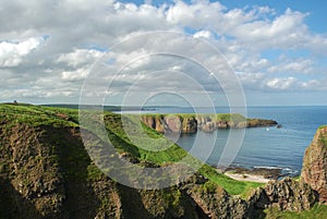 Coastline of Scotland during b