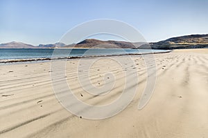 Coastline at Seilebost on the Isle of Harris.