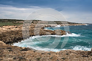 Coastline of south east Cyprus