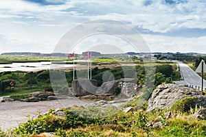 Coastline in south Norway, national road Jaeren photo